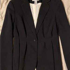 H&M Black Blazer Tailored Suit Jacket